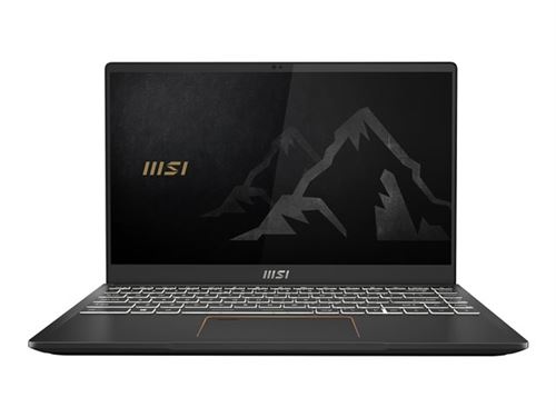 MSI Summit E14 A11SCST-076FR - Intel Core i7 1185G7 / 3 GHz - Win 10 Pro - GF GTX 1650 Ti - 16 Go RAM - 1 To SSD NVMe - 14 écran tactile 1920 x 1080 (Full HD) - Wi-Fi 6 - noir