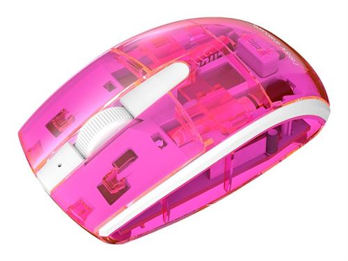 Rock Candy - Souris - optique - 3 boutons - sans fil - 2.4 GHz - récepteur sans fil USB - rose palooza