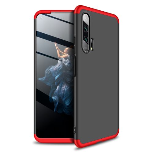 Coque en TPU matte détachable 3 pièces noir/rouge pour votre Huawei Honor 20 Pro