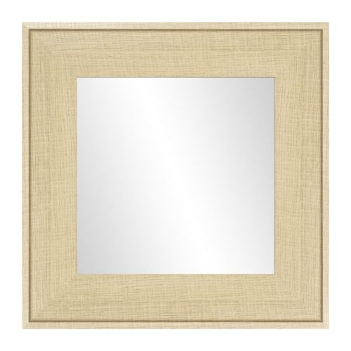 Miroir en hetre Ds - 30x30 cm - MDF - Moulure 8 cm - 46x46 cm