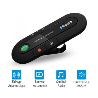 Oreillette Bluetooth Kit Mains Libres Autonomie 12 heures Borofone BC33  Noir - Oreillette et Kit mains-libres à la Fnac