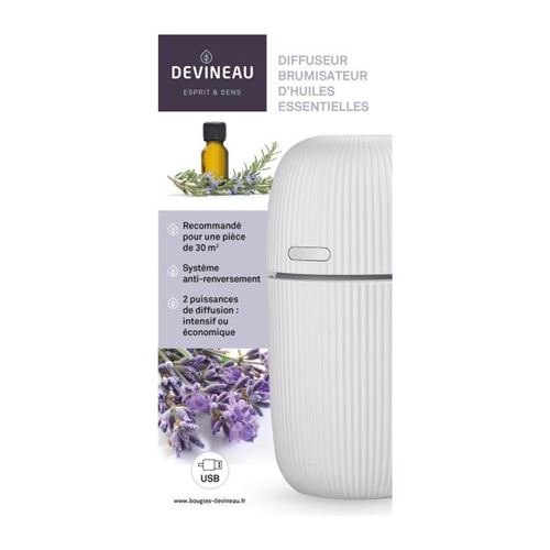 DEVINEAU Diffuseur brumisateur d'huiles essentielles - Gris