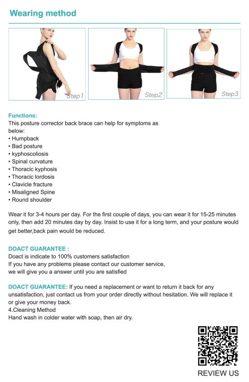 Doact correcteur sales de posture