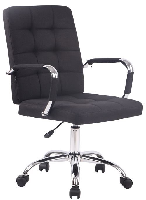 CLP Fauteuil de bureau Deli Pro tissu  Noir