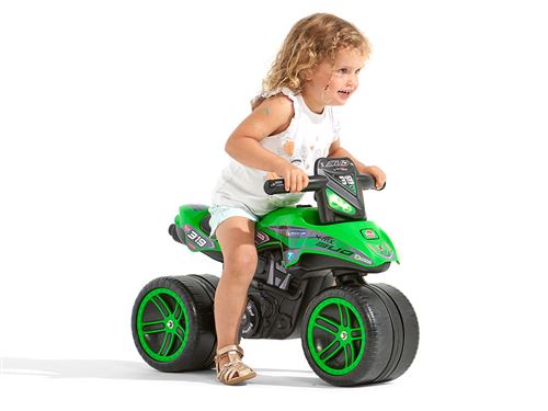 9€97 sur Porteur enfant Moto Team Bud Racing 2 à 5 ans - Falk - Porteur bébé  - Achat & prix