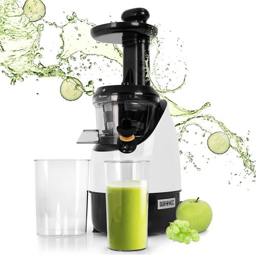 Duronic je2 extracteur de jus 220w - mastication lente et à froid des fruits et légumes