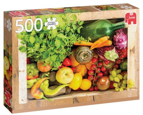 Jumbo Fruit PC et légumes Boîte 500 pièces de puzzle