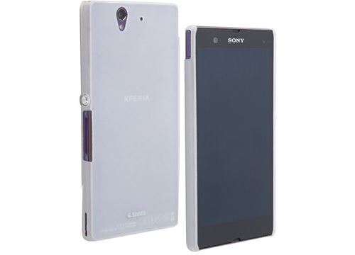 Krusell FrostCover - Beschermende bedekking voor mobiele telefoon - doorzichtig wit - voor Sony XPERIA Z