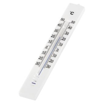 Hama Thermomètre intérieur/extérieur, 18 cm, analogique - Station météo  thermomètre pluviomètre - Achat & prix
