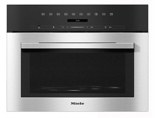 Miele ContourLine M 7140 TC - Four micro-ondes monofonction - encastrable - 46 litres - 900 Watt - CleanSteel