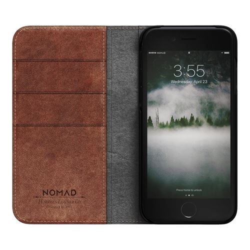 Nomad Iphone7+case Folio Brn
