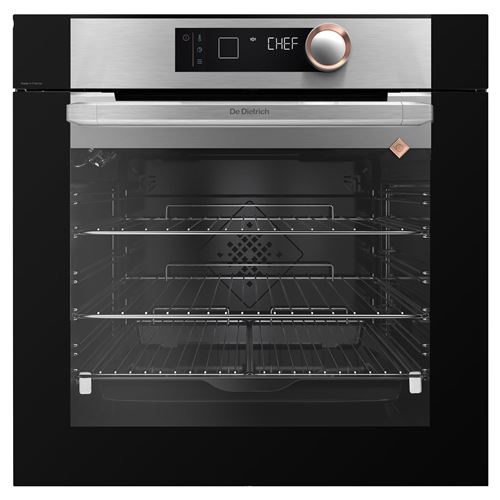 De Dietrich Collection Blanc Pur Dop8360X - Four - Encastrable - Niche - Largeur : 56 Cm - Profondeur : 56 Cm - Hauteur : 58.5 Cm - Avec Système Auto-Nettoyant - Classe A+ - Acier Inoxydable