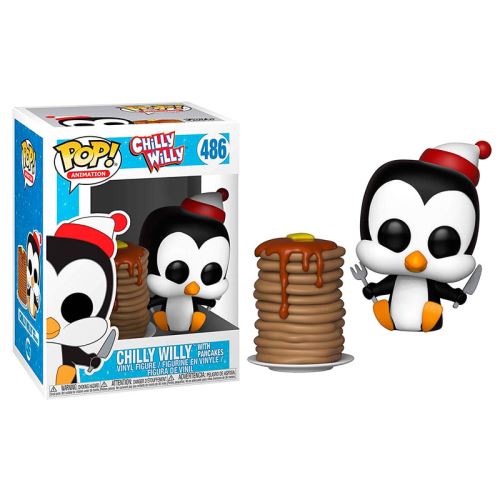 FUNKO - Funko Figurine POP! Animation: Chilly Willy - Chilly Willy avec Pancakes