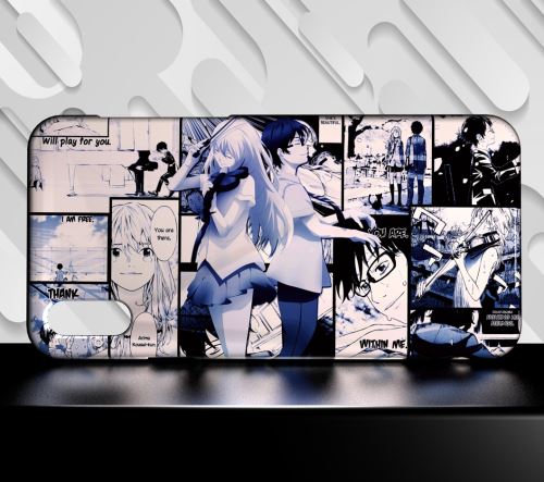 Coque compatible pour Samsung Galaxy A10 MANGA YOUR LIE IN APRIL - SHIGATSU WA KIMI NO USO - Réf 04