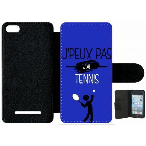 étui porte feuille xiaomi mi 4c j peux pas j ai tennis 3