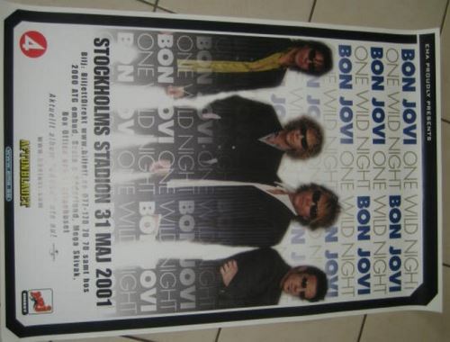 BON JOVI - 50x70 cm - AFFICHE / POSTER