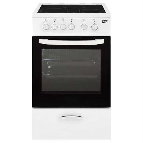 Beko CSS 48100 GW - cuisinière - pose libre - blanc