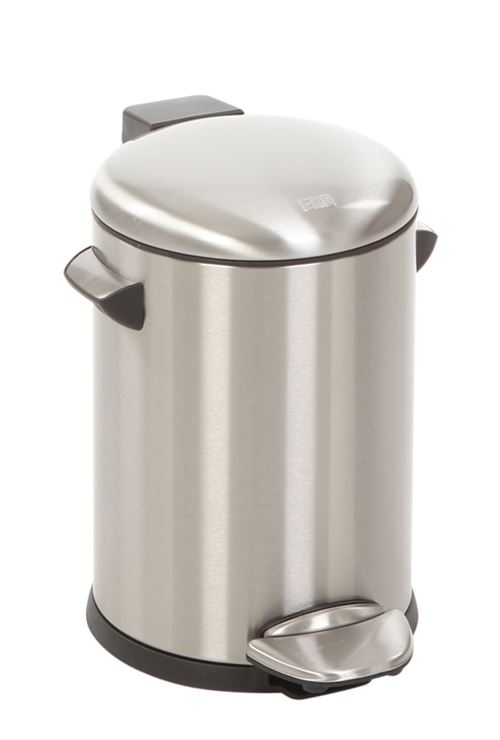 Poubelle belle deluxe step bin 3l inox mat, eko