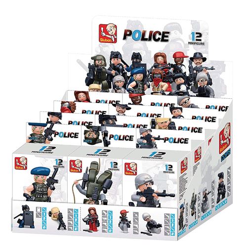 Elements Police Minifigures