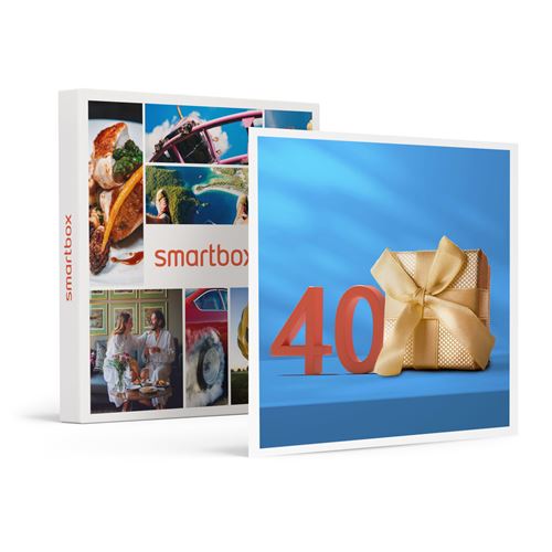 SMARTBOX - Joyeux anniversaire ! Pour homme 40 ans - Coffret Cadeau Multi-thèmes