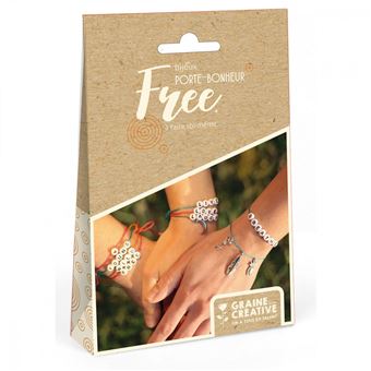 Kit Graine Créative Bijoux porte-bonheur Bracelets à message Perles