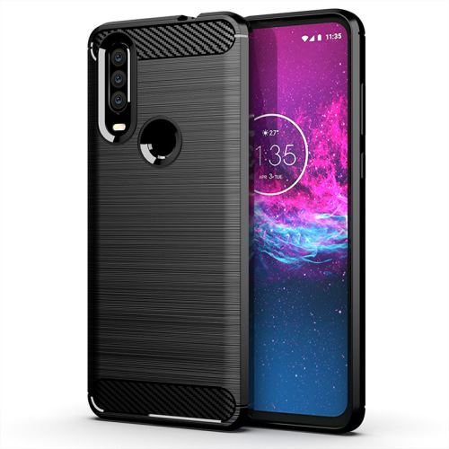 Etui Coque de protection durable souple pour Moto One Action - Noir