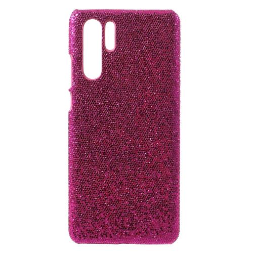 Etui en PU paillettes scintillantes roses pour votre Huawei P30 Pro