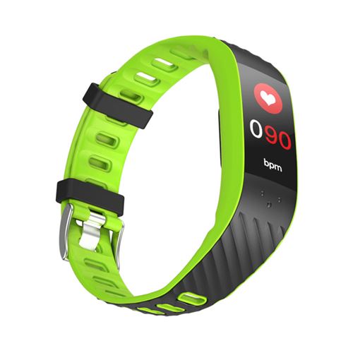 Bracelet connecté OHP P4 IP67 étanche+écran couleur+exercice de pression artérielle -vert