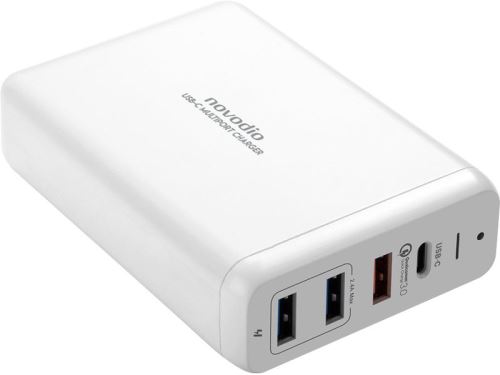 Connectique Novodio USB-C Multiport Charger - Chargeur iPhone/Macbook Pro QC 3.0 75W USB-C/A