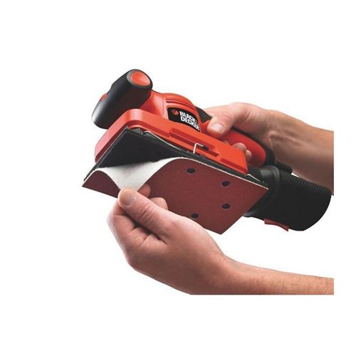 Promo Ponceuse Vibrante 1-3 Feuille 200 W chez Brico Dépôt