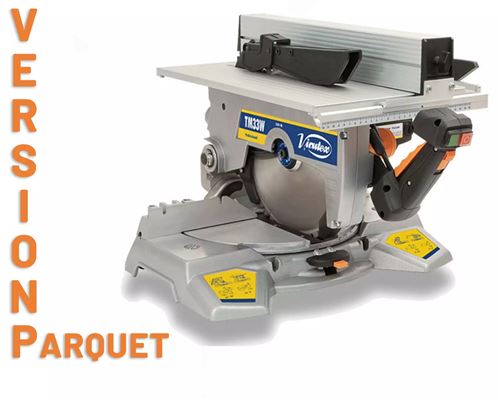 Bosch Scie Combinée Sur Table et Onglet Version Parquet - Virtuex -Tm33W - Ø 300 Mm - 3300400-Pa