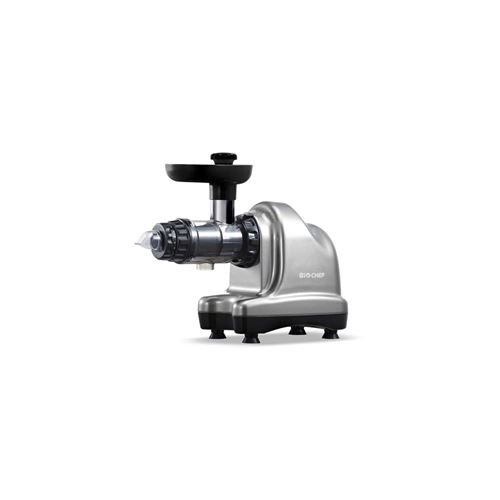 Extracteur de Jus BioChef Axis Cold Press Juicer - Extracteur Masticateur Horizontal, Argent
