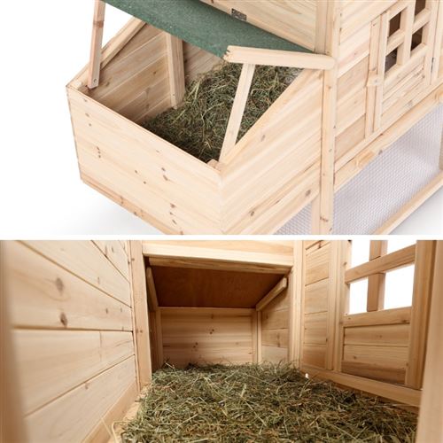 Poulailler Dangle Family Avec 2 Pondoirs En Bois Volailles