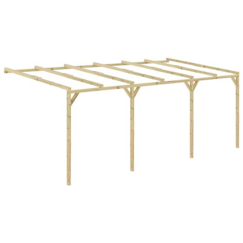 Chunhe Pergola à appentis 6 x 3 x 2,1 m Bois AB49463