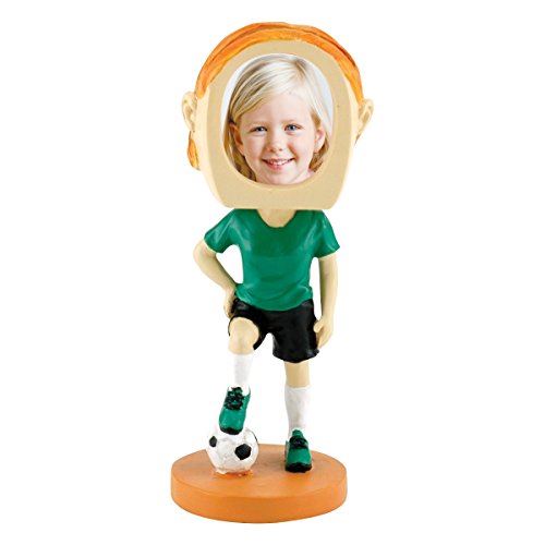 Neil Enterprises, Inc Photo: Joueuse de football Photo Bobble Head