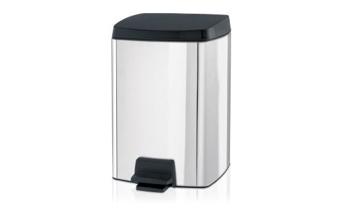 Brabantia poubelle a pédale - 10l - acier brillant 395628