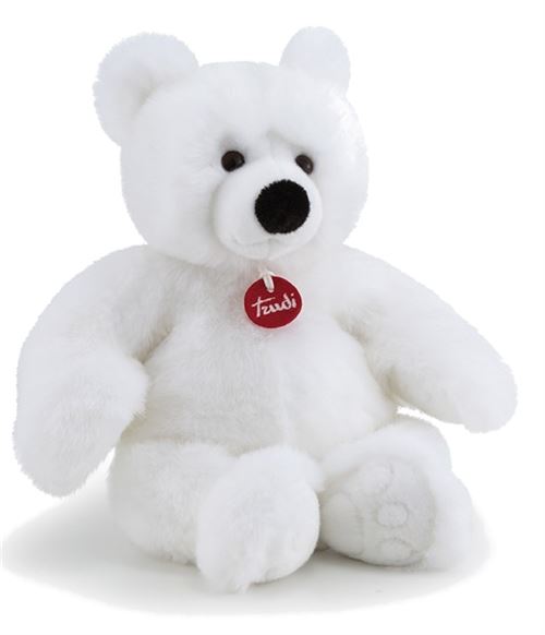 Trudi ours en peluche blanc 34 cm