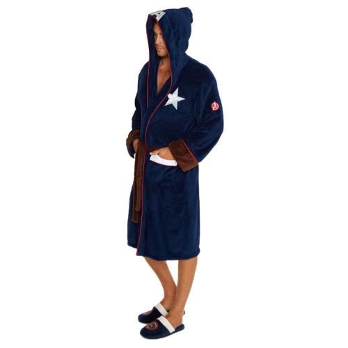 Robe de chambre en molleton adulte Captain America de la guerre civile