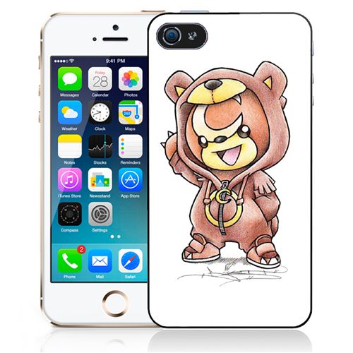Coque pour iPhone 5/5S pokemon bébé teddiursa