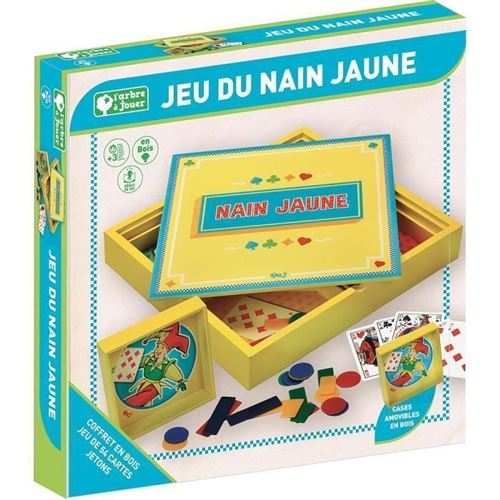 Dujardin - 106 - jeu de société - grand classique - nain jaune + cartes -  Jeu de stratégie - à la Fnac