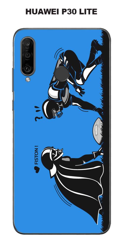 Coque Huawei P30 Lite design dark-foot