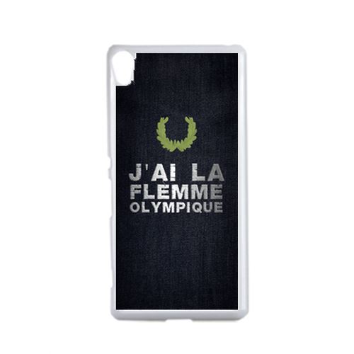 Coque J Ai La Flemme Olympique Compatible Sony Xperia X Transparent