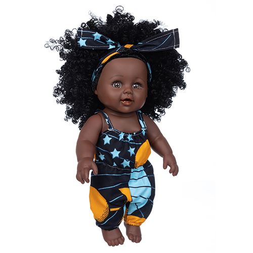 Poupée Africain Frisé Bébé 35Cm Multicolore MK17