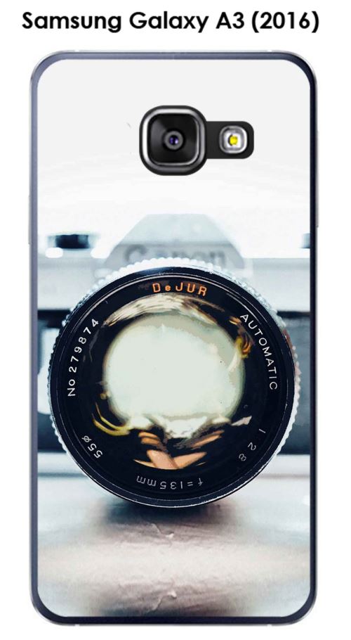 Coque TPU gel souple Samsung Galaxy A3 (2016) - A310F design Appareil photo vintage 2