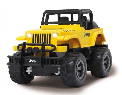 Rastar RC Jeep Wrangler Rubicon 2.4 GHz jaune 1:18