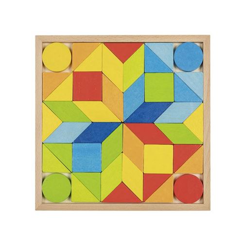 Jeu de mozaique en bois