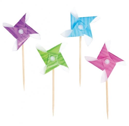 Amscan bâtonnets à cocktail moulin 8,5 cm 50 pièces