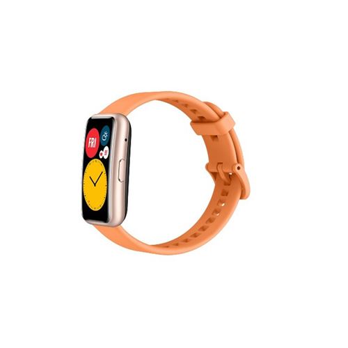 Montre Connectée Watch Fit Multifonctionnelle avec Capteur De Santé Huawei Orange