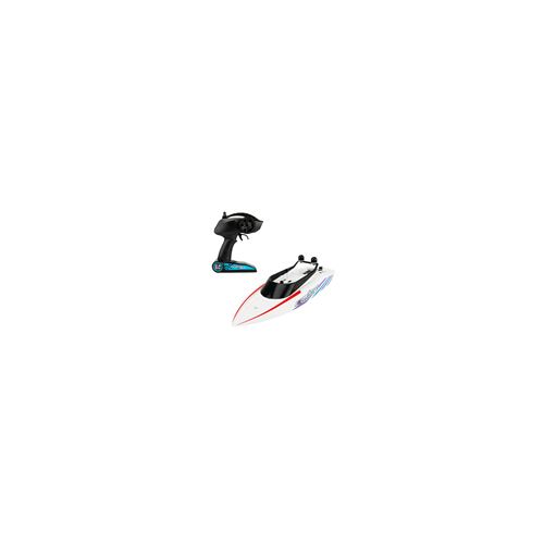 Bateau Radiocommand&eacute; 4 Canaux Jouet Manette Gaucher Course 14 Ans Blanc