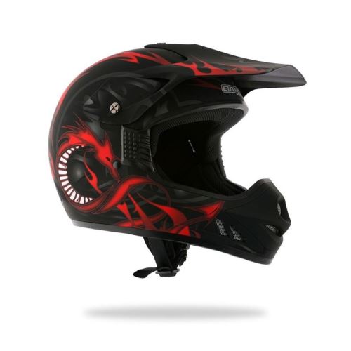 AMX Casque Cross DRAGON 505 Déco Noir